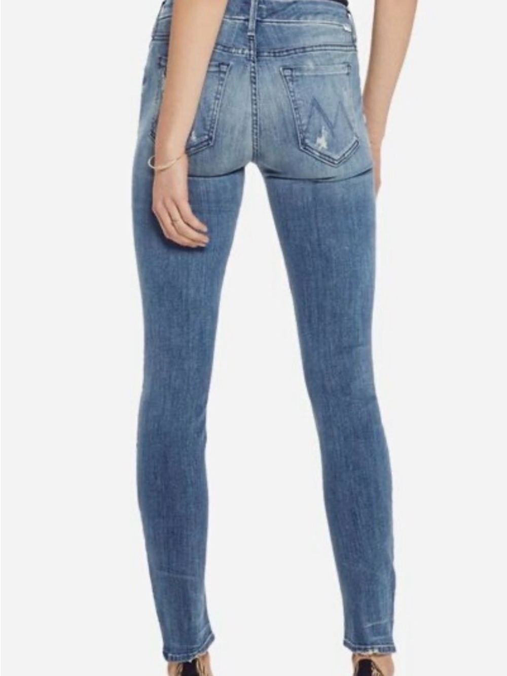 MOTHER The Looker Crop Jeans in Graffiti Girl 29